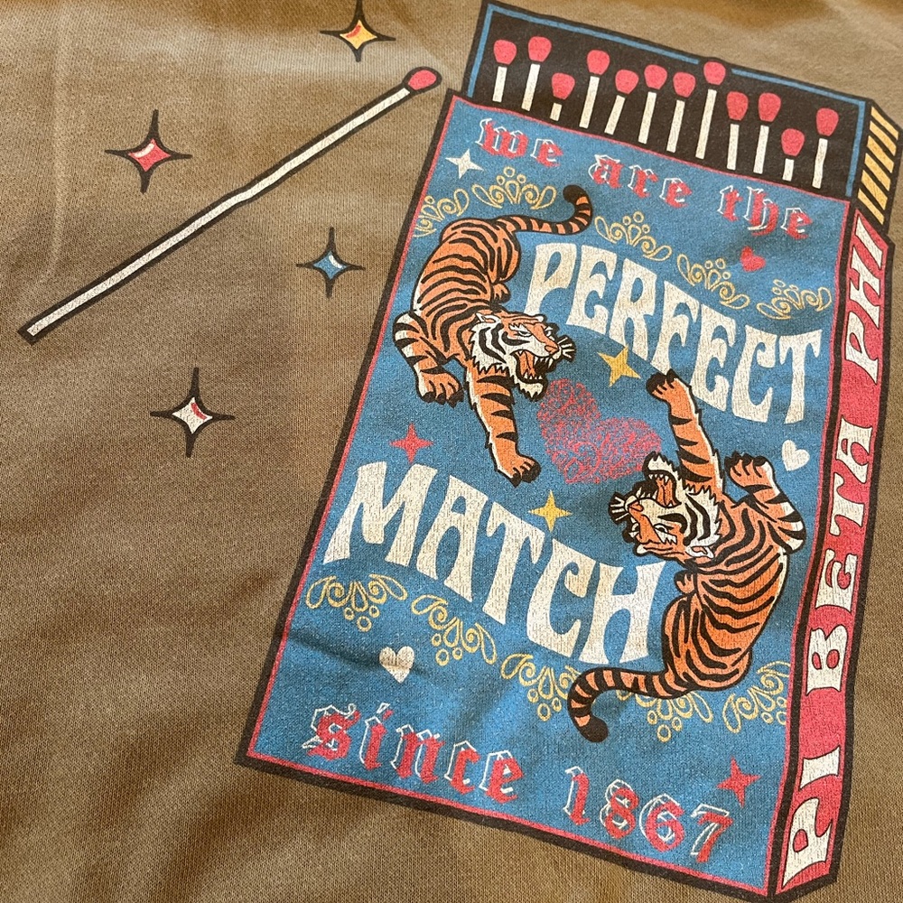 Pi Beta Phi Sweatshirt, Size Medium - image 4